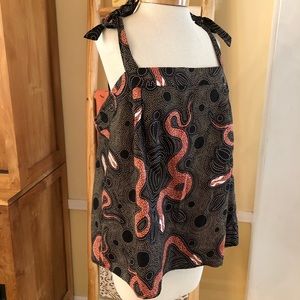 Anthropologie Snake Print Tank